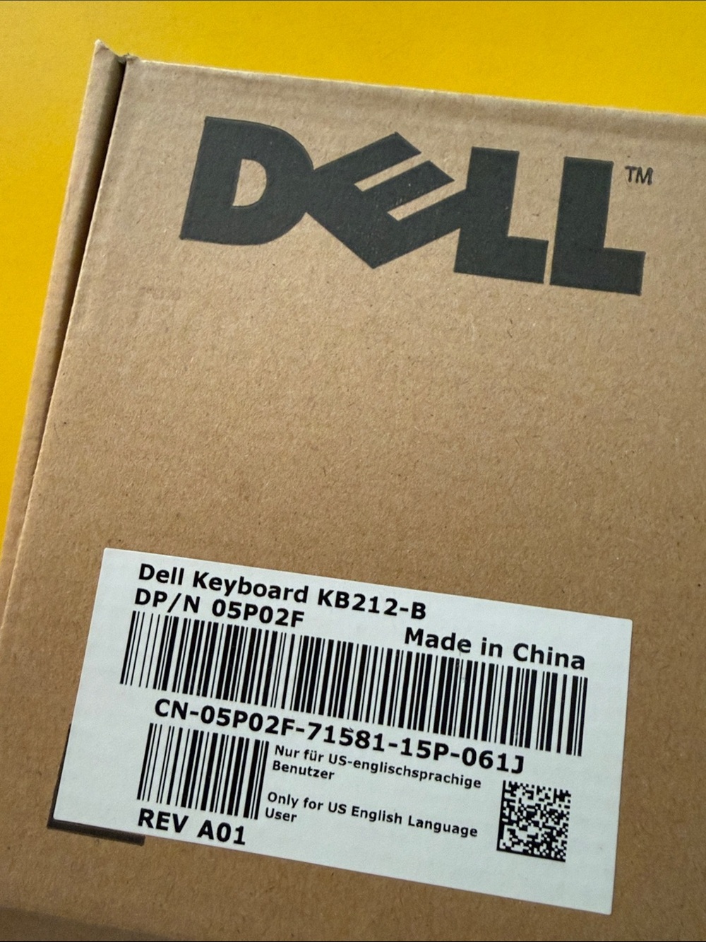 Dell KB212-B Wired USB Keyboard — Black